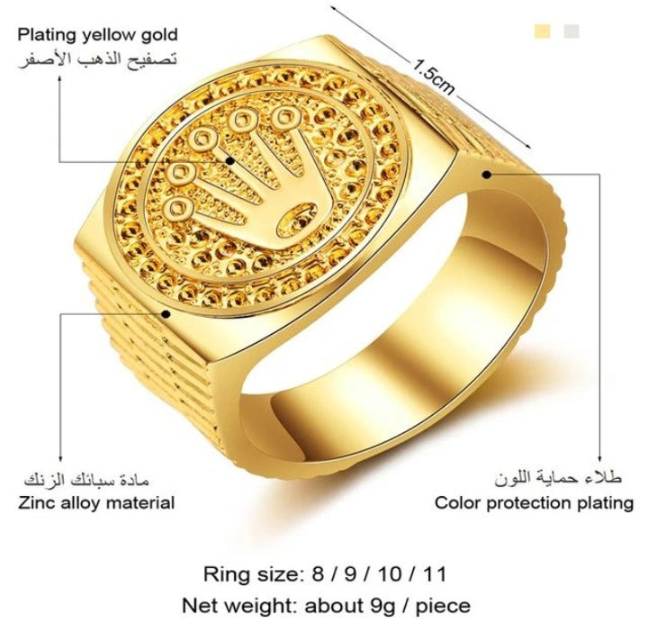 CROWN RING FOR MEN OR BOYS