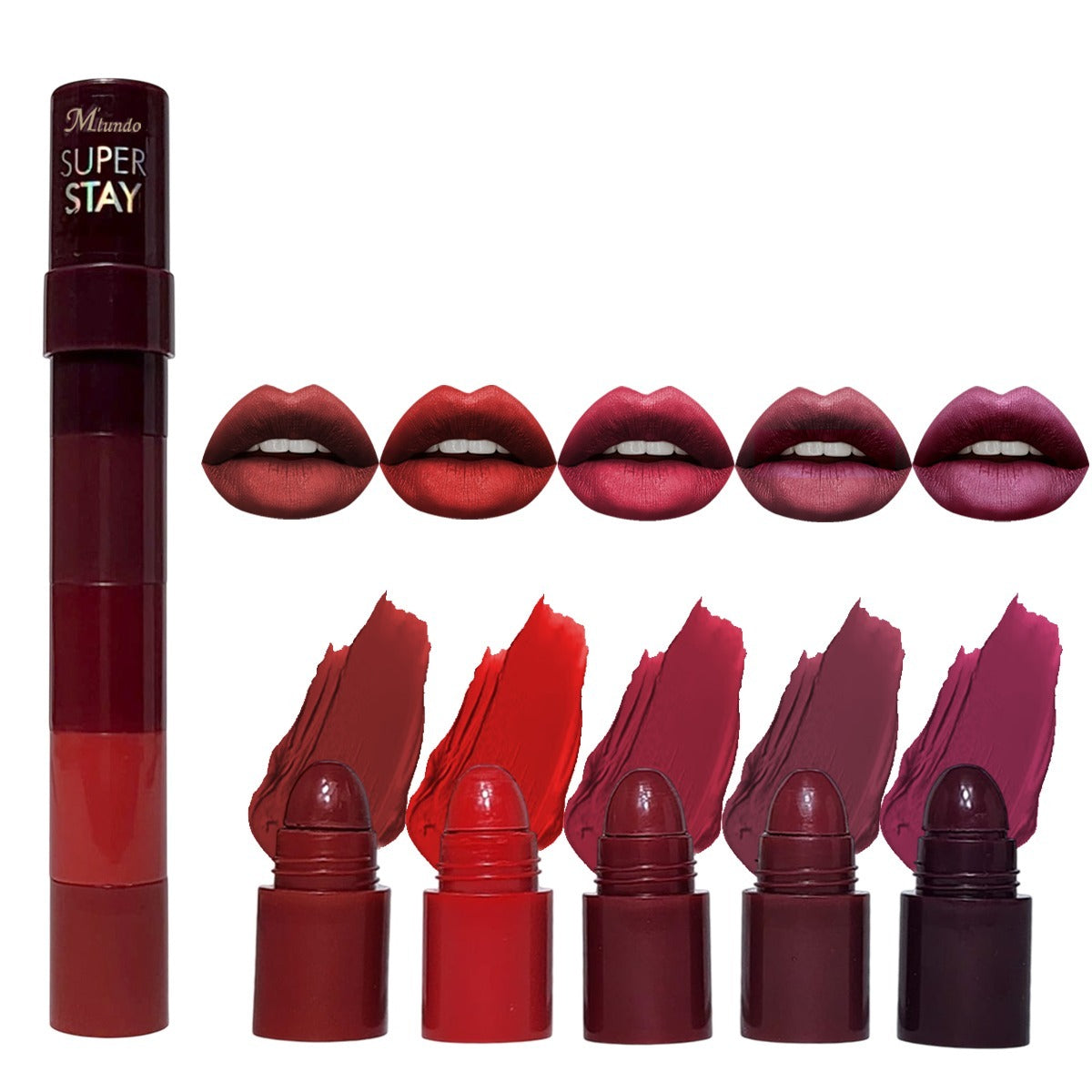 5 in 1 Lipstick Matte lipsticks
