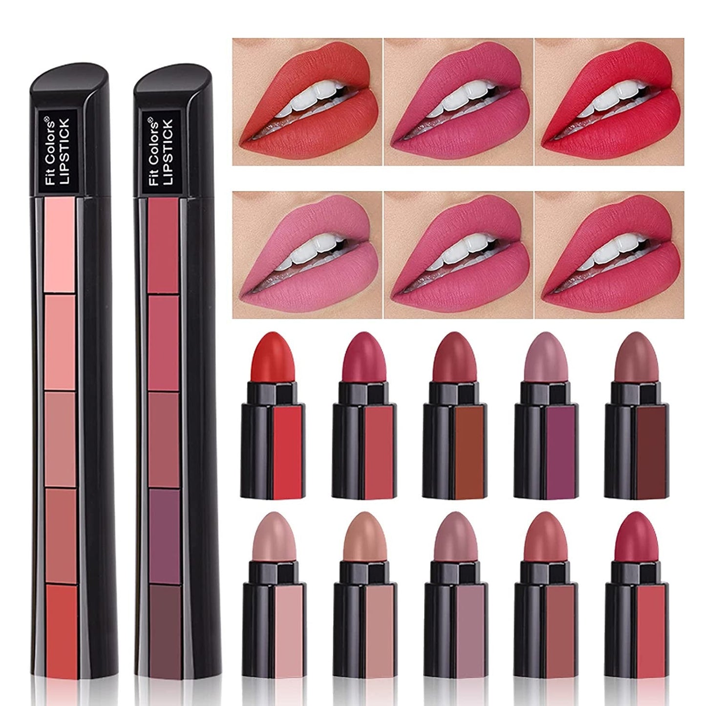 5 in 1 Lipstick Matte lipsticks