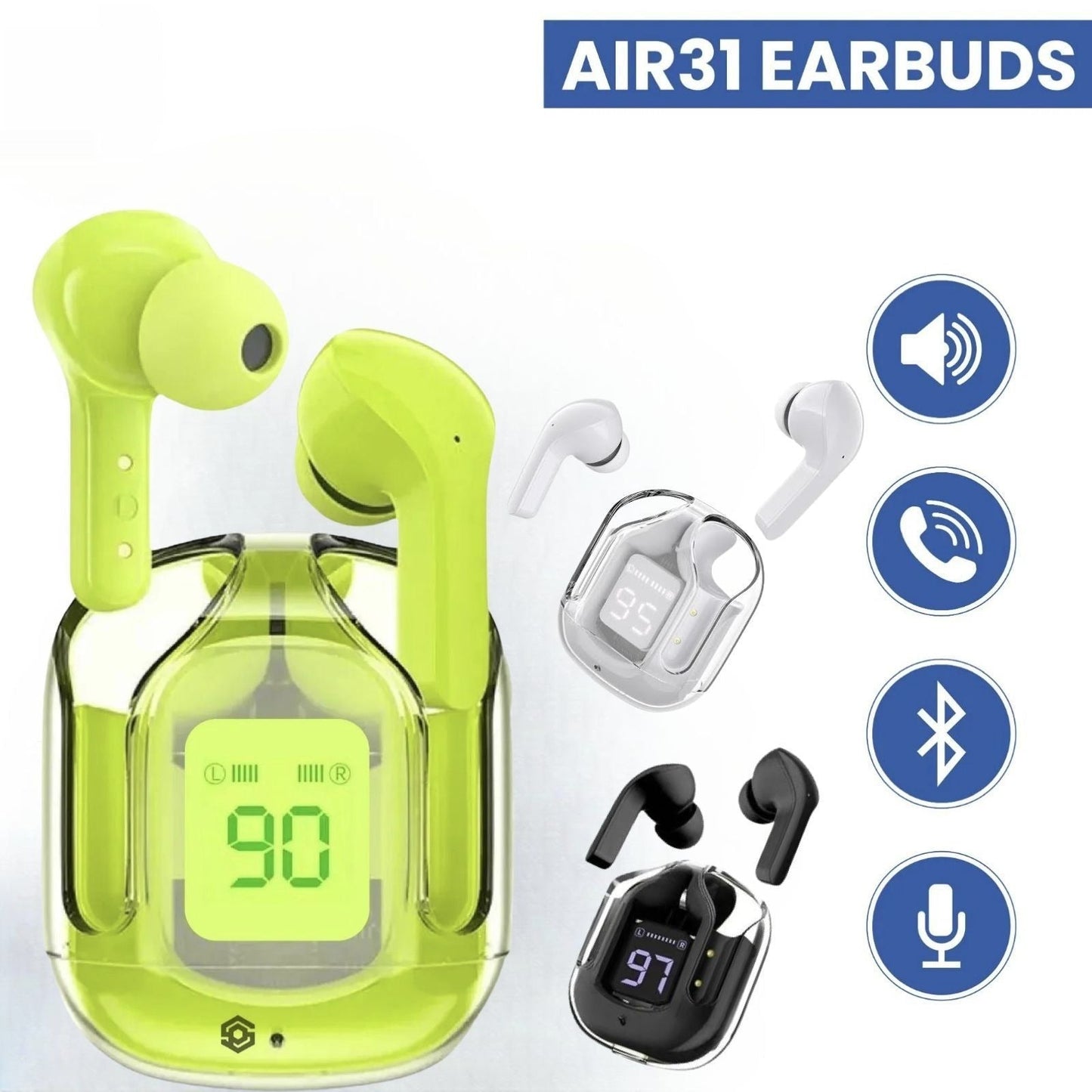 Earbuds handfree bluetooth Wireless Earbuds